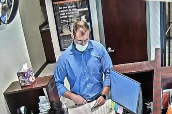 The Carlisle Police Department is looking for this man, who they say robbed the First Interstate Bank early Friday afternoon.